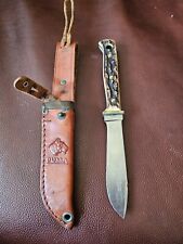 RARE VTG Puma 1971 Hunters-Pal Fixed Blade Knife Germany w/Sheath🔥 picture