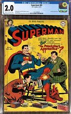 Superman #69, Graded 2.0, Prankster App .. Released March 10, 1951 ￼ picture