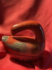 chinese laquer ware goose red trinket box picture