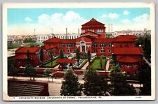 Philadelphia Pennsylvania University Of PA University Of Museum WB Postcard picture