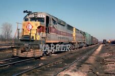 RR Print-ERIE LACKAWANNA EL 3667 Action at Marion Oh  3/28/1976 picture