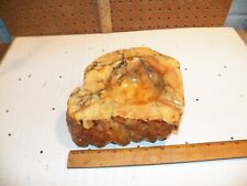 Vintage Heavy Carved Marble Stone / Rock Ashtray picture