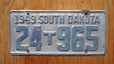 1949 South Dakota Truck License Plate # 24 T 965 picture