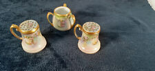 Antique Handpainted Nippon Salt, Pepper and Toothpick Set picture