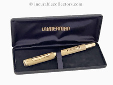 Waterman IDEAL Clip Clap  18 K  N 5594 solid 18 K Gold LF Fountain pen 1931 picture
