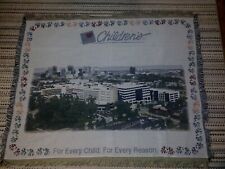 Vintage Children's Hospital Columbus Ohio Nurse Hospital Tapestry Throw Blanket  picture