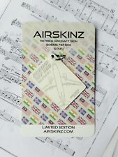 Airskinz Boeing 737-500 Tag G-PJPJ Aicraft Skin Like Planetags Aviationtag picture