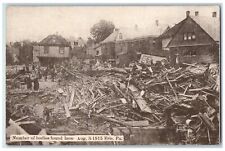 c1910's Disaster Explosion Numbers Of Bodies Found Aug. 3-1915 Erie PA Postcard picture