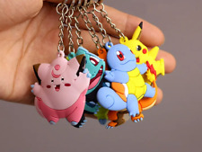 Pokemon Keychain Silicone Alloy Accessories Pendant Bag Key Ring NEW picture