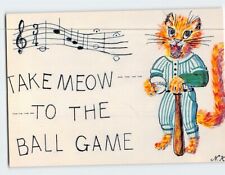 Postcard Take Meow To The Ball Game By Nell K. Vance picture
