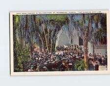 Postcard Daily Band Concert In Williams Park St. Petersburg Florida USA picture