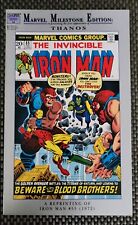 Marvel Milestone Edition: Iron Man #55 (1992) Reprint First Appearance Of Thanos picture
