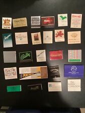Vintage Lot of 25 Matchbooks, Unstruck, No Duplicates picture