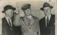 1951 Press Photo Sen Harry Byrd Gen MacArthur and Sen Styles Bridges - lrx08174 picture