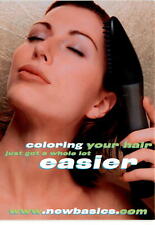Hair coloring product, New Basics™ Coloring Brush, easy to use, visit Postcard picture