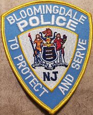 NJ Bloomingdale New Jersey Police Shoulder Patch picture