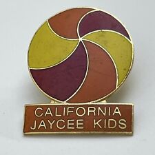 California Jaycees Kids Organization State Jaycee Lapel Hat Pin Pinback picture