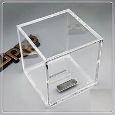 3 Lots of Crystal Acrylic Stand Box Storage Case For Zippo Lighters picture