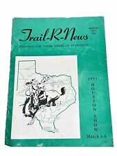 Trail R News TrailRNews March 1953 Magazine Vtg RV Camper Mobile Home Houston picture