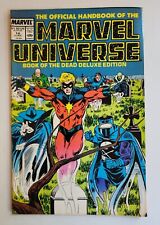 Official Handbook of Marvel Universe #16 Marvel Comics 1987 Book of Dead picture