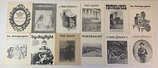 lot of twelve early 1970s magazines about ANTIQUE PHOTOGRAPHY picture
