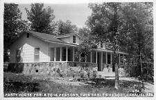 Postcard RPPC 1930s Arkansas Party House Twin Gables Resort occupation 24-5090 picture