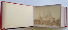 1880S PHOTO ALBUM...HISTORICAL VIEWS ARCHITECTURE LONDON ENGLAND JAMES VALENTINE picture