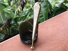 Stunning Early 20th Century Three Color Iridescent Celluloid Tobacco Pipe Tamper picture