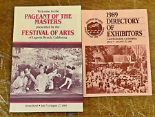 Festival of Arts Pageant of the Masters 1989 Pamphlet and Directory of Exhibits picture
