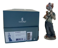 LLADRO #8237- STAGE PARTNERS- CLOWN & PUPPY- Utopia Collection picture