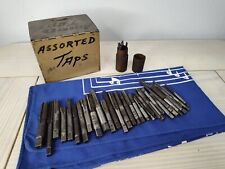 Vtg Machinist Tool Lot 32 Assorted Taps Winter Bros picture