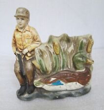 VINTAGE SMALL DUCK HUNTER PLANTER USED picture