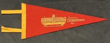 Vintage Souvenir Of Chicago Heights Illinois 11.5 Inch Pennant Bloom Township HS picture