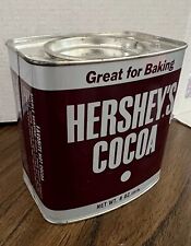 Hershey's Cocoa Chocolate Vintage Tin 8 oz. Empty  picture
