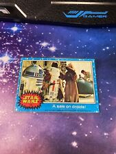 STAR WARS card #13 Topps 1977 First Series blue HIGH GRADE picture