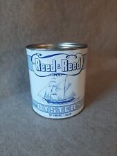 Vintge Gallon Oyster Tin Can Reed & Reed packed Port Norris NJ skipjack sailboat picture
