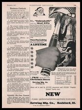 1927 Estwing Rockford Illinois Hammer Prehistoric Stone Age Art Vintage Print Ad picture