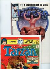 Tarzan #240 and #2 DC and Marvel Comics Lot of 2 Books /*** picture