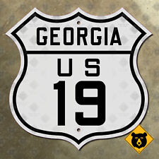 Georgia US Route 19 highway marker 1926 road sign Albany Atlanta 16x16 picture