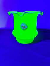 Uranium-Venini- Green- Vase-1950’s-Glass picture