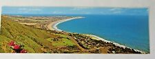 Vintage Panoramic  Postcard Malibu Beach California Point Dume Zuma #10912 picture