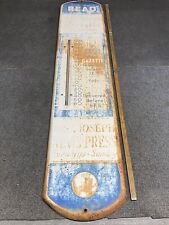 Vintage Advertising Thermometer St. Joseph Mo. News Press Gazette 39” Long picture