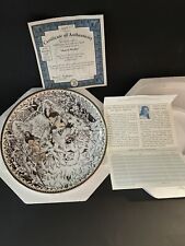 Diana Casey Shared Worlds Where Paths Join Wolf Art Plate Special Edition 1997 picture