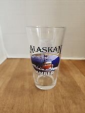 Alaskan Amber Pint Glass Alaska Brewing Company Juneau Craft Beer Alaska Seiner picture