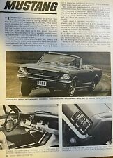 First Look 1966 Ford Mustang illustrated picture