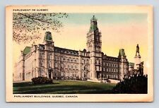 Parliament Bldgs Quebec Canada Antique Postcard UNP Unused DB picture