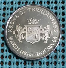 1967 Krewe of TERREANIANS/ Illusion & Logic .999 FINE SILVER Mardi Gras doubloon picture