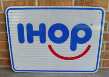 Retired IHOP ( Int'l House of Pancakes ), Highway Road Sign, Metal, 24