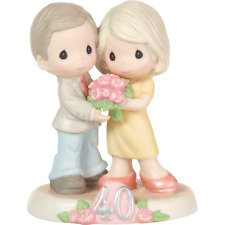 ღ New PRECIOUS MOMENTS Figurine 40TH ANNIVERSARY Forty Loving Years Together picture