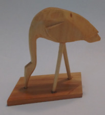 Wood Bird Carving Handcrafted - Vintage #7 picture